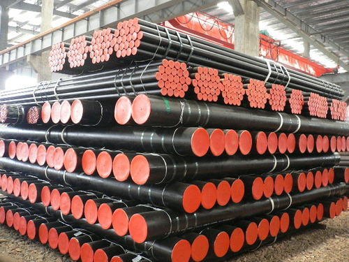 Black Carbon Pipe I Round Carbon Steel Seamless Pipe, Material Grade: A106 Gr.b