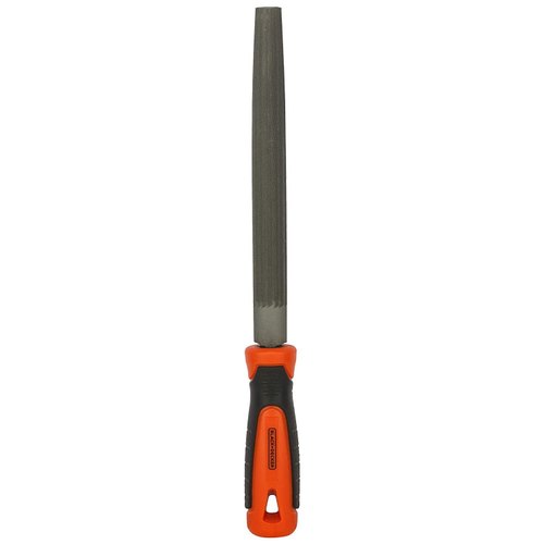 Black Decker Smooth File Flat 200 mm 2nd Cut With Handle, Model Name/Number: BDHT22144