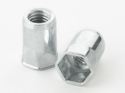 Blind Pop Rivet Nuts Semi-Hex RHA Steel, Box