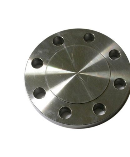 Round ASTM A105 BLRF Blank Flange, For Industrial, Size: 10 Inch