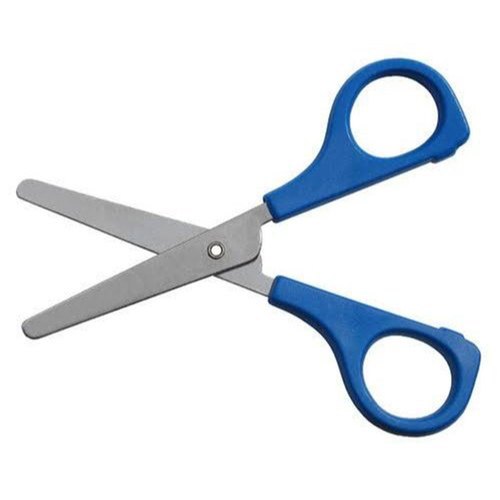 Stainless Steel Plastic Blunt End Cutting Scissor, Size: 8 Inch
