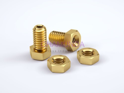 Jcbi India Silver Brass Bolt, for Hardware Fitting, Packaging Type: Box