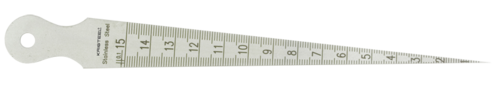 Stainless Steel Kristeel Bore Gauge Leaf, Model Name/Number: 1511 A