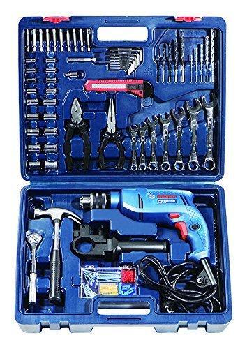 Bosch GSB 550 Impact Drill Set, 550 W, Voltage: 230v