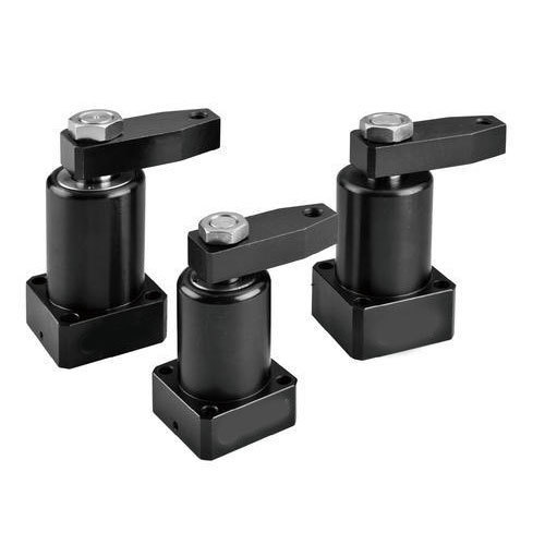 Black Bottom Flange Hydraulic Swing Clamp