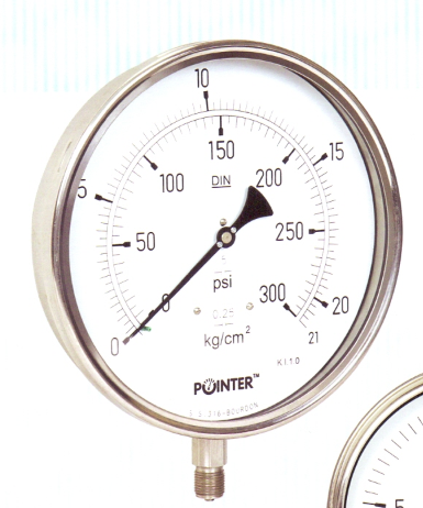 Bottom Mounting Weather Proof Gauge