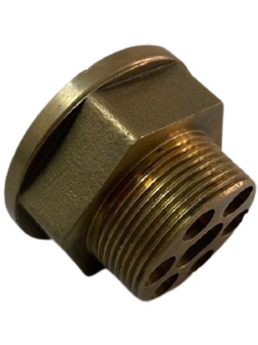 Hexagonal Brass Electric Flange Nut, Size: 2inch