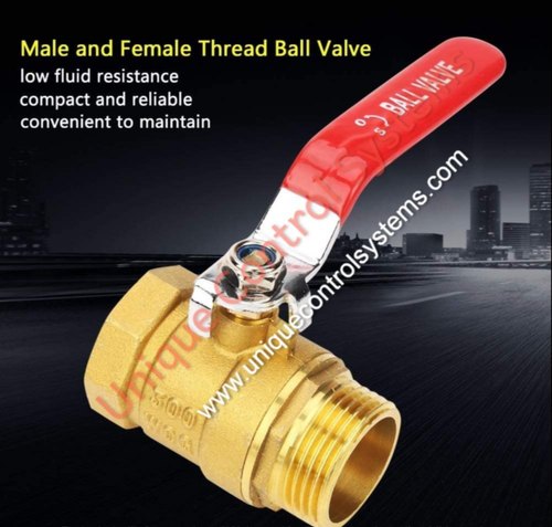 Brass Ball Valve Male Female, For Industrial
