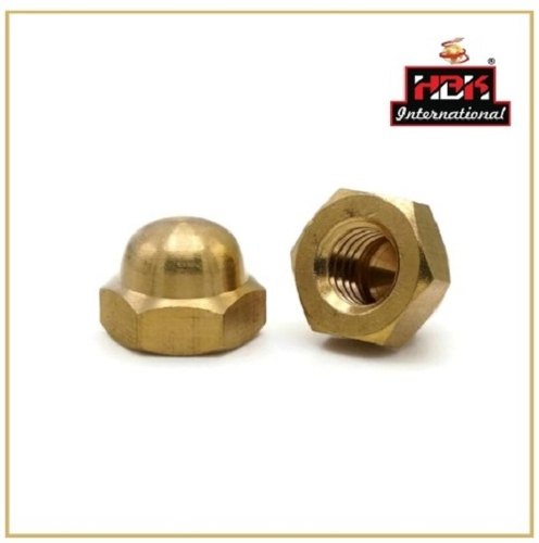 Dome Brass Cap Nuts