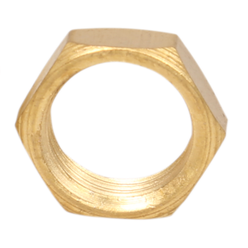 Jitrons Hexagonal Brass Check Nut, For Industrial, Available Thread Size: Bsp