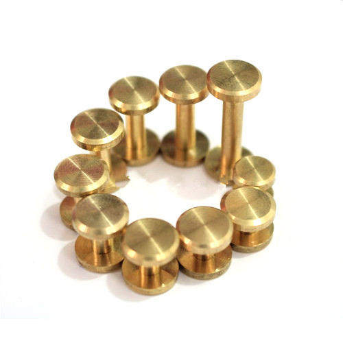 Round Brass Chicago Screw