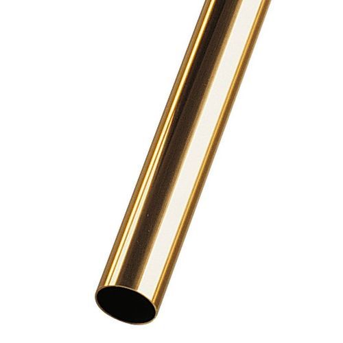 Square Brass Circular Tube, Size: 1/4 inch-1 inch