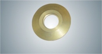 Golden Brass Collars (Flanges) For Wood Deck Anchors