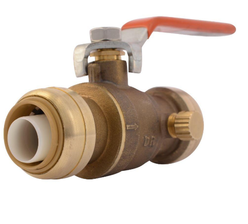 Zenith Brass Drain Valve, Size: 3/4, 1(inches)