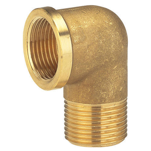 Polished 2 inch Brass Elbow Fitting