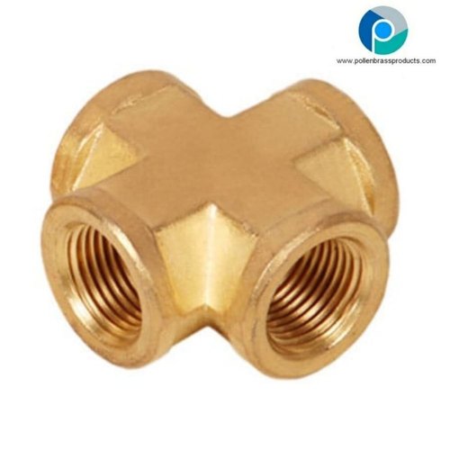 Brass Female Cross, For Chemical Handling Pipe