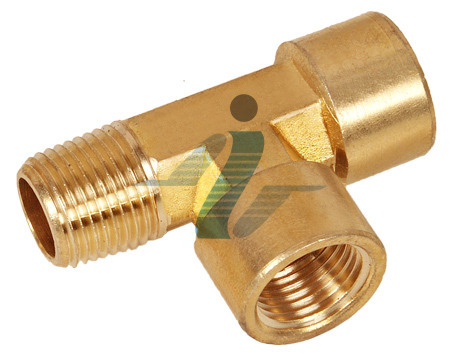 Ke Brass Female Run Tee, Size: 1/4 inch-1 inch