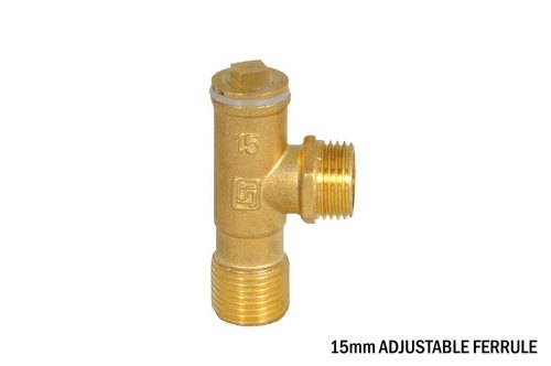 1/2 inch 90 degree Brass Ferrule Cock, For Plumbing Pipe