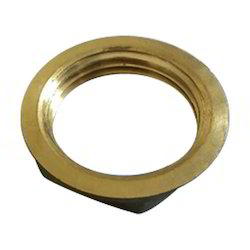 Golden Brass Flanged Back Nut, Size: 3/8