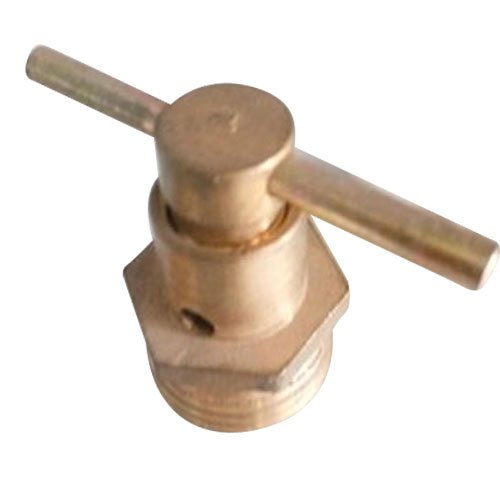 Gas Regulator Brushed Air Drain cock, Size: 1/2 inch