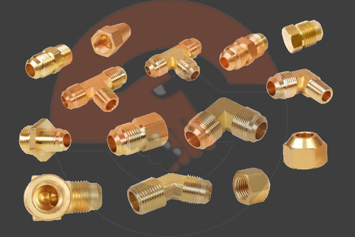 Male and Female Brass Flare Fittings