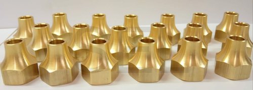 Dutux Round Brass Flare Nut, for Hardware Fitting