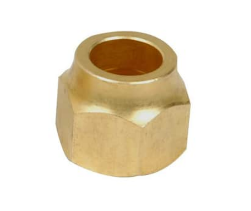 Pollen Hexagonal Brass Flare Nut