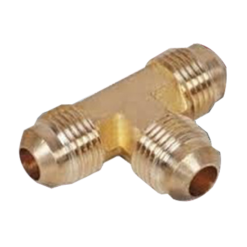 Golden T Shape Brass Flare Union, Size: 2 Inch