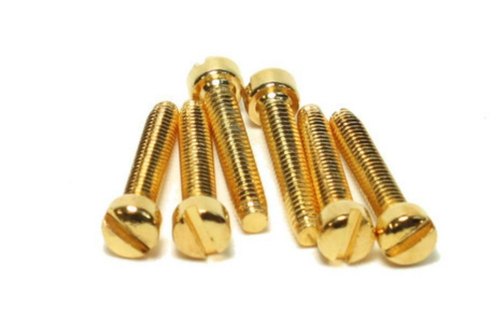 Round Brass Flat Head Screw, Size: 4inch