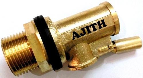 AJITH 1.5Mpa Brass Ball Cock With Brass Rod & Nut, For Water Tanki, Size: 15mm To 50mm