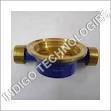 indigo Chrome Finish Brass Forged Water Meter Body, For Hardware Fitting, Size: Standard