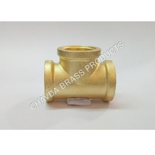 Chavda High Quality Brass Forging Tee, Size: 1/2 Inch
