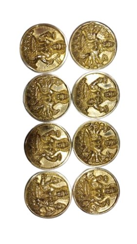 Brass Gold Plated Laxmi Coin
