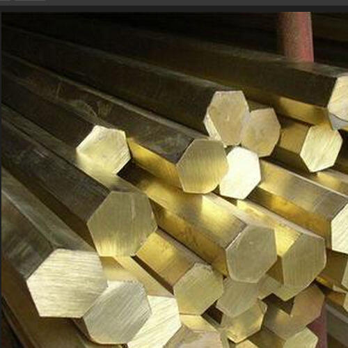 1/4 Inch Hexagonal Brass Hex Bar