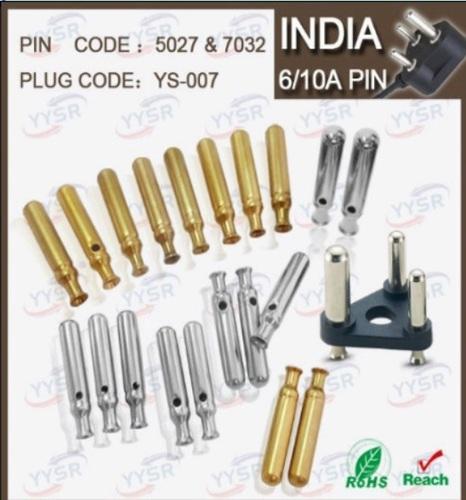 Velocity Engineers Golden, Silver Brass Hollow Pin, Packaging Type: Packet