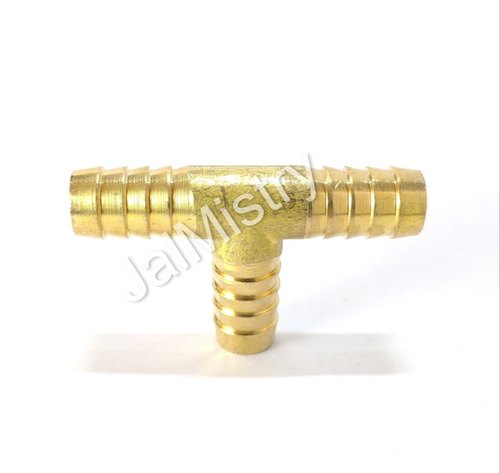 Brass Hoze Tee Joint, Size: 6mm to 12mm