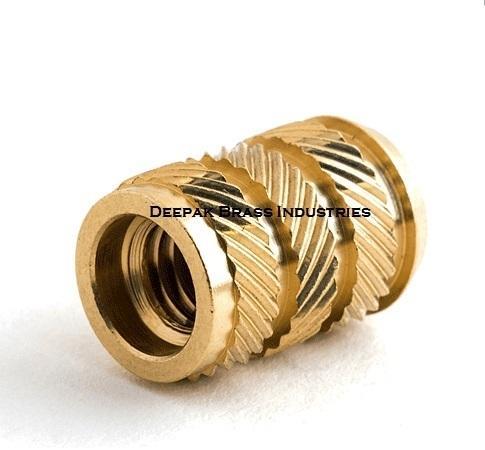 Deepak Brass Left Right Knurling Inserts