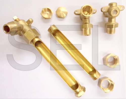 Brass Liquid Level Oil Gauge Gas Engine Parts