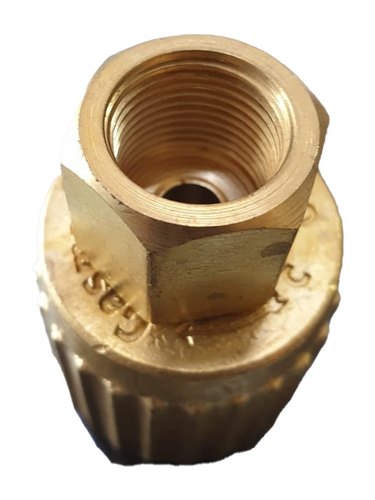 Golden Brass LPG Lot Adaptor