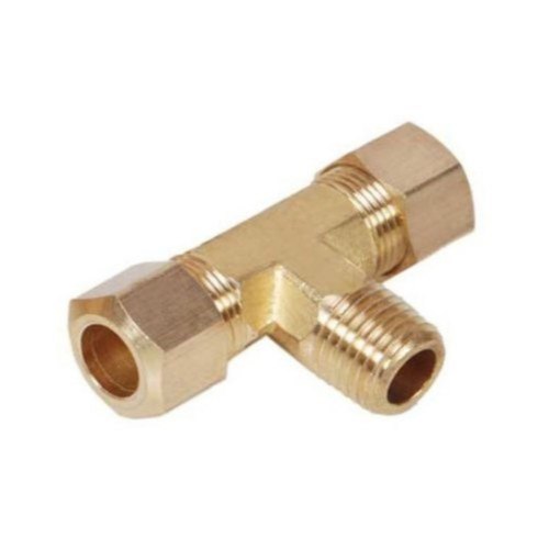 1/2 inch Brass Tee Union Assembly, For Plumbing Pipe
