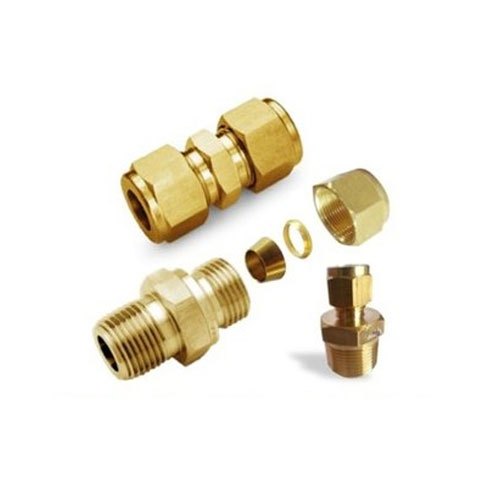 Golden Brass Male Connector, For Hardware Fitting, Size: 2 Inch