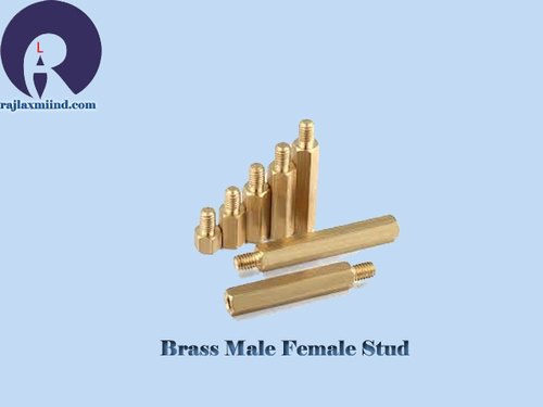 RJLI-BMFS Hexagonal Brass Male Female Stud, Packaging Type: Box, Size: 30 Mm
