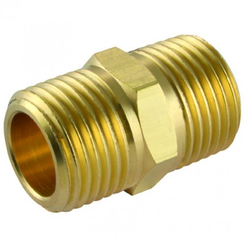 Brass Male Nipple, For Plumbing Pipe