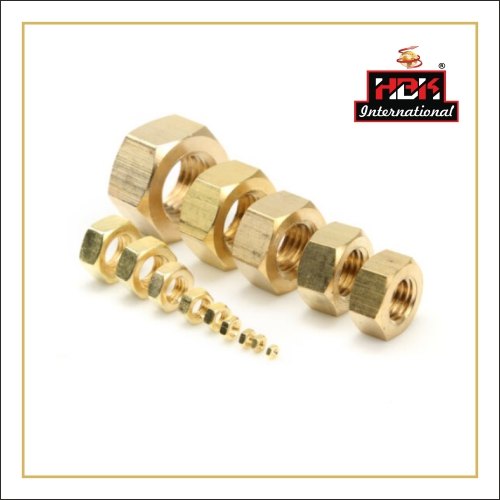 Hexagonal Brass Metric Nuts, For Industrial