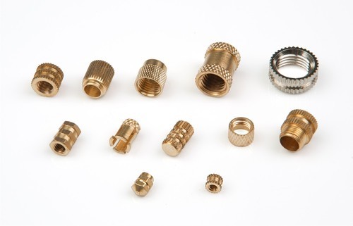 PMI Golden Brass Moulding Inserts, For Hardware Fitting, Size: 50-400 Mm