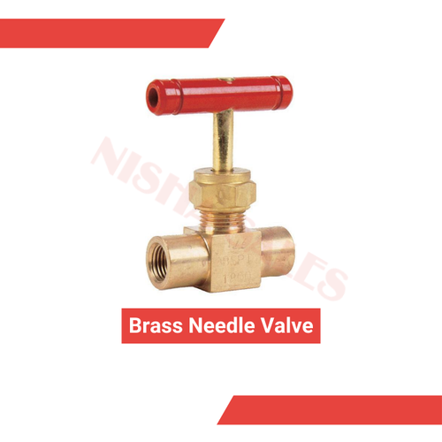 Low Pressure Brass Needle Valve, For controlling flow of water, Size: 8mm To 50mm