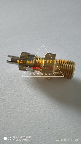 Brass Nitrogen Filling Valve, For Transformer Tank Connection