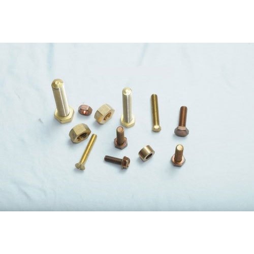 Brass Industrial Fastener, Round And Hex, Size: 6m To 50m