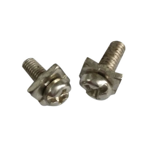 Nitin Fastners Brass Pan Head Combination Screw