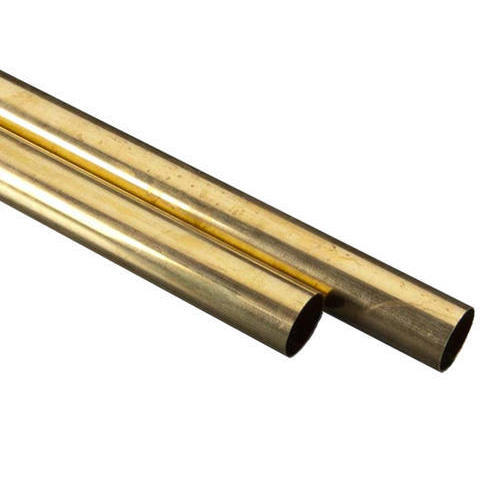 Indian, Imported Round Brass Pipes, for Industry, Wall Thickness: 0.2 Mm To 10 Mm